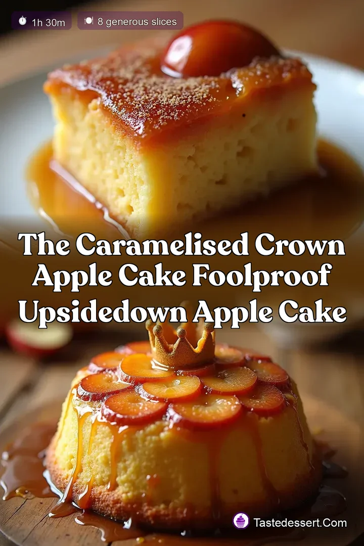 The Caramelised Crown Apple Cake Foolproof UpsideDown Apple Cake