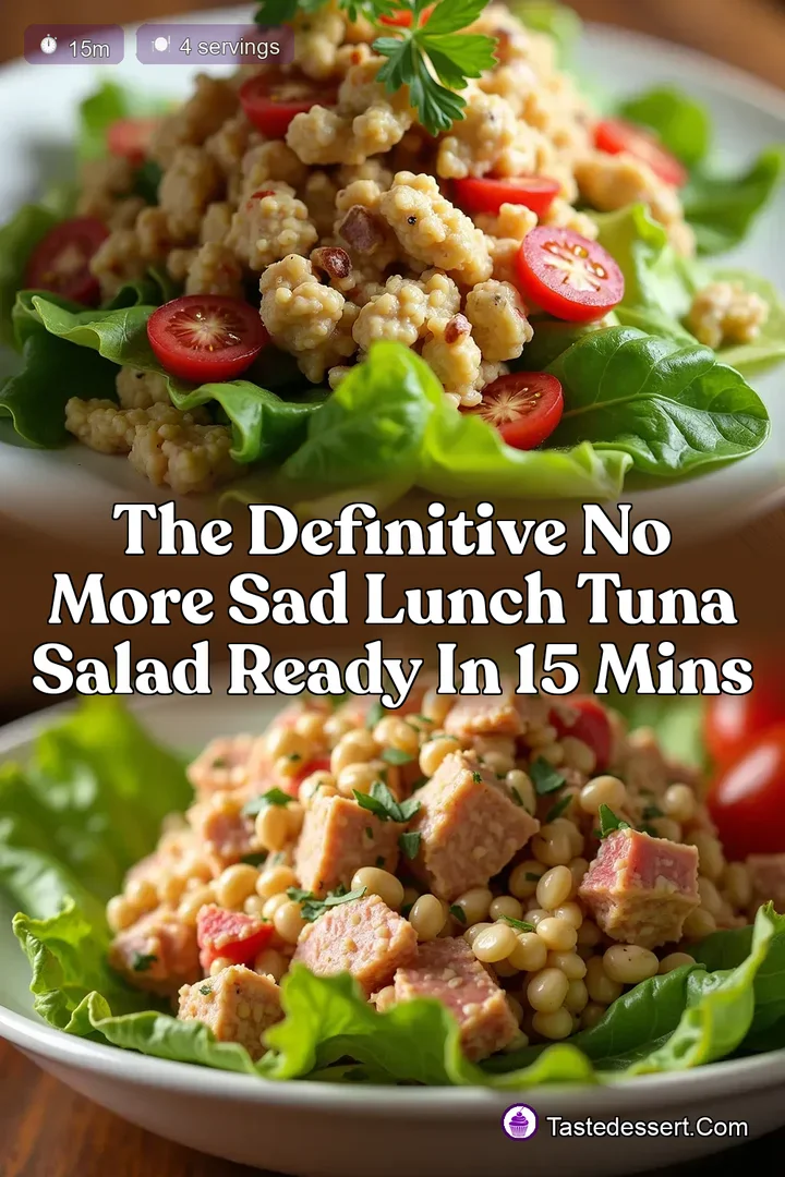 The Definitive No More Sad Lunch Tuna Salad Ready in 15 Mins