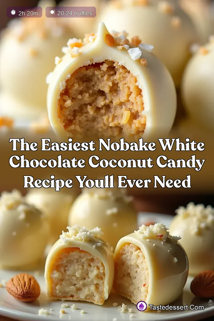 The Easiest NoBake White Chocolate Coconut Candy Recipe Youll Ever Need