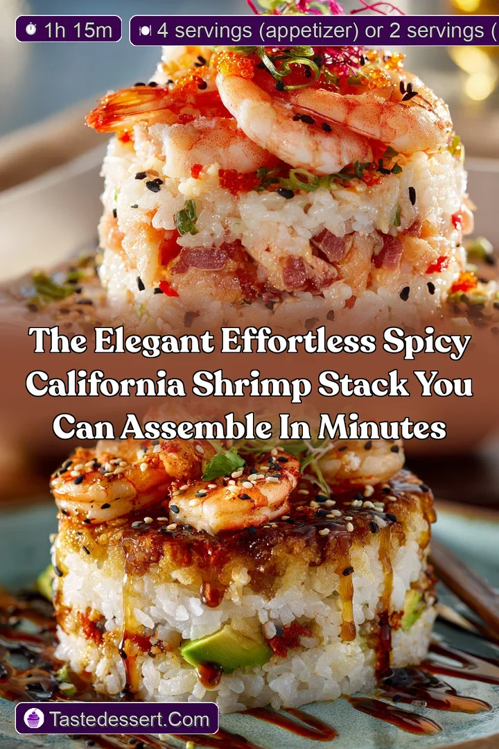 The Elegant Effortless Spicy California Shrimp Stack You Can Assemble in Minutes