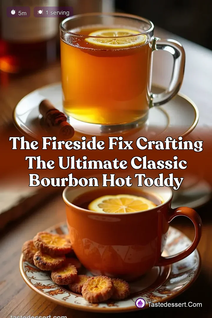 The Fireside Fix Crafting the Ultimate Classic Bourbon Hot Toddy