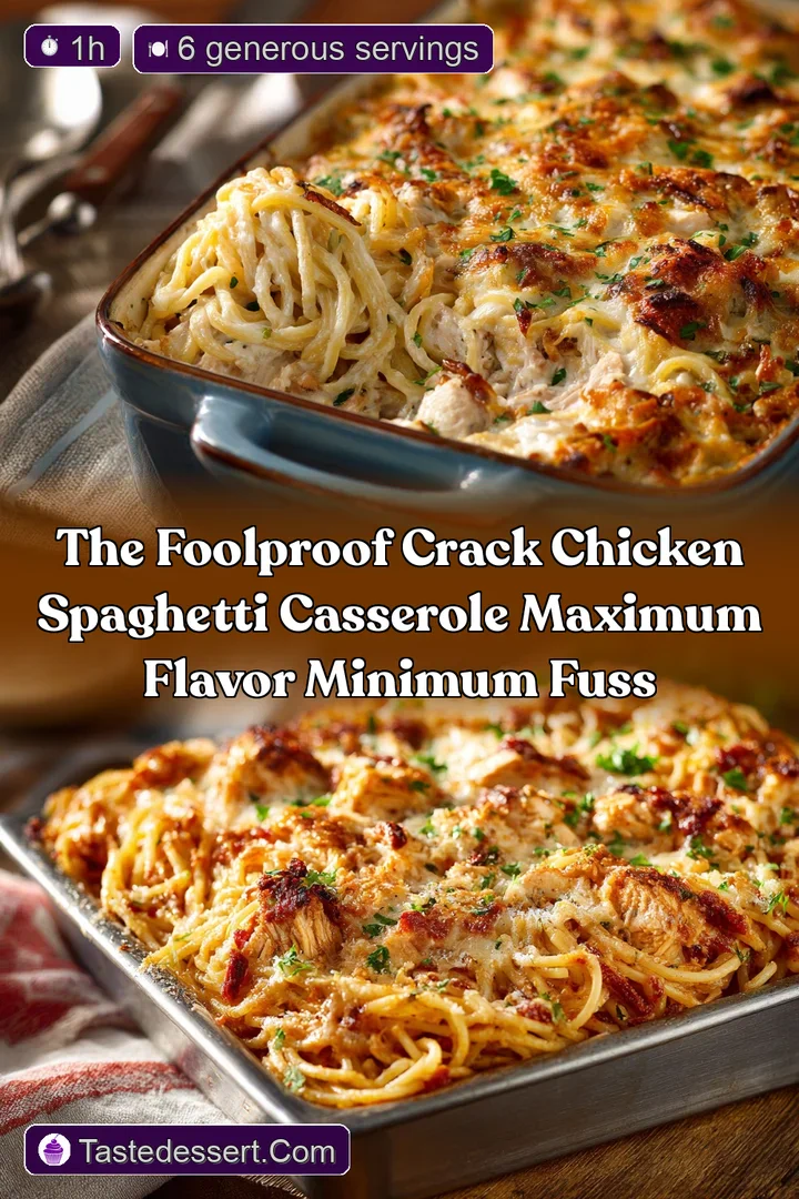 The Foolproof Crack Chicken Spaghetti Casserole Maximum Flavor Minimum Fuss