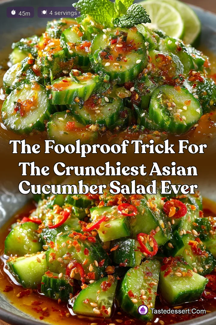 The Foolproof Trick for the Crunchiest Asian Cucumber Salad Ever