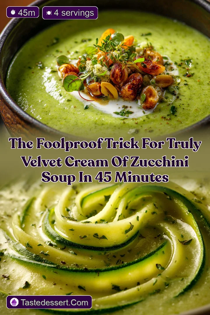 The Foolproof Trick for Truly Velvet Cream of Zucchini Soup in 45 Minutes