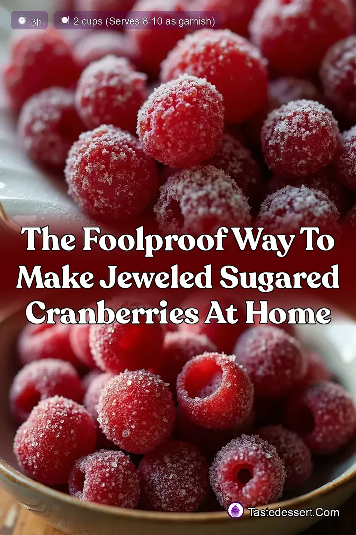 The Foolproof Way to Make Jeweled Sugared Cranberries at Home