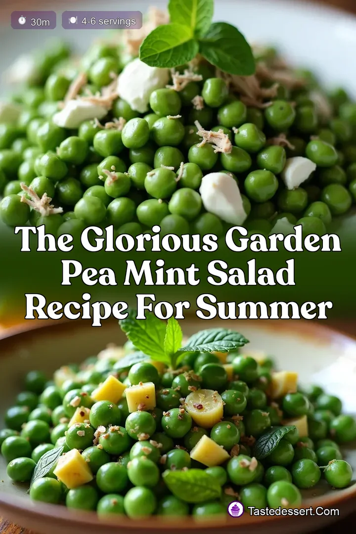 The Glorious Garden Pea Mint Salad Recipe for Summer