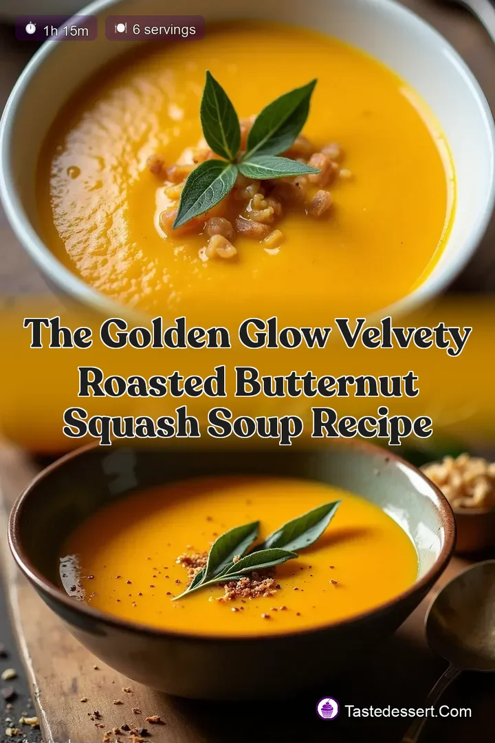 The Golden Glow Velvety Roasted Butternut Squash Soup Recipe