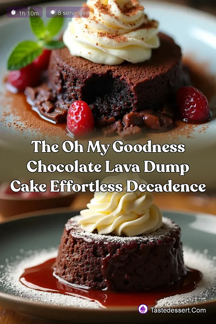 The Oh My Goodness Chocolate Lava Dump Cake Effortless Decadence