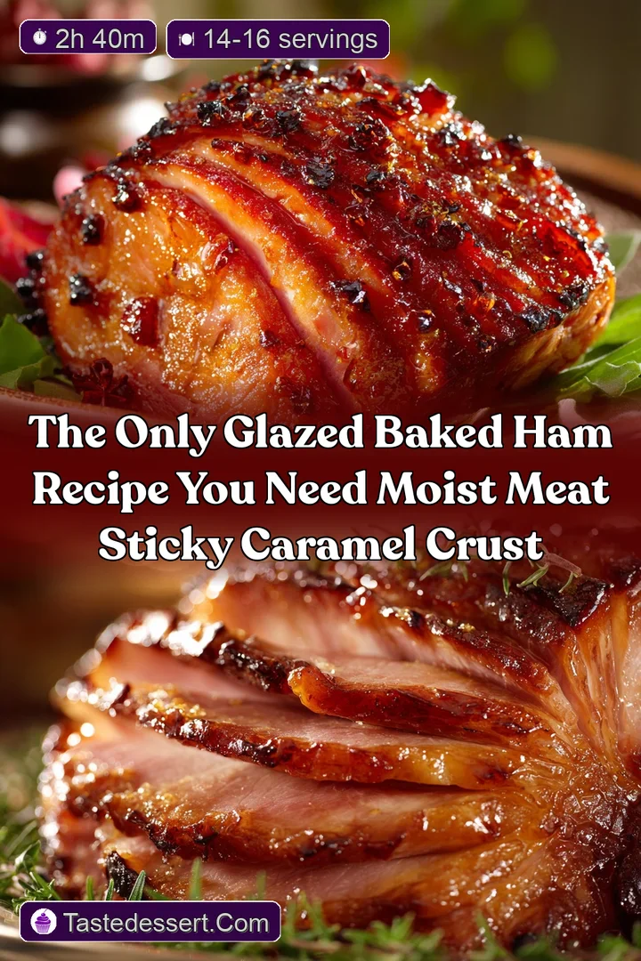 The Only Glazed Baked Ham Recipe You Need Moist Meat Sticky Caramel Crust