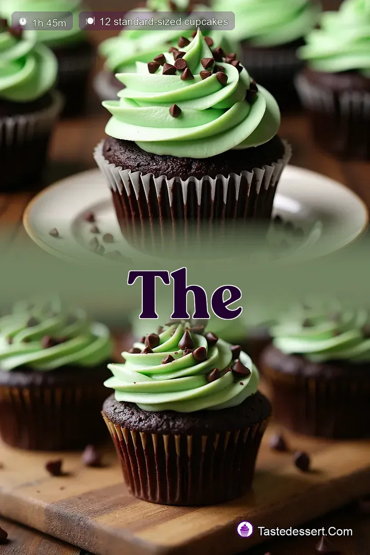 The Best Moist Chocolate Cupcakes with Mint Chip Frosting - Taste Dessert