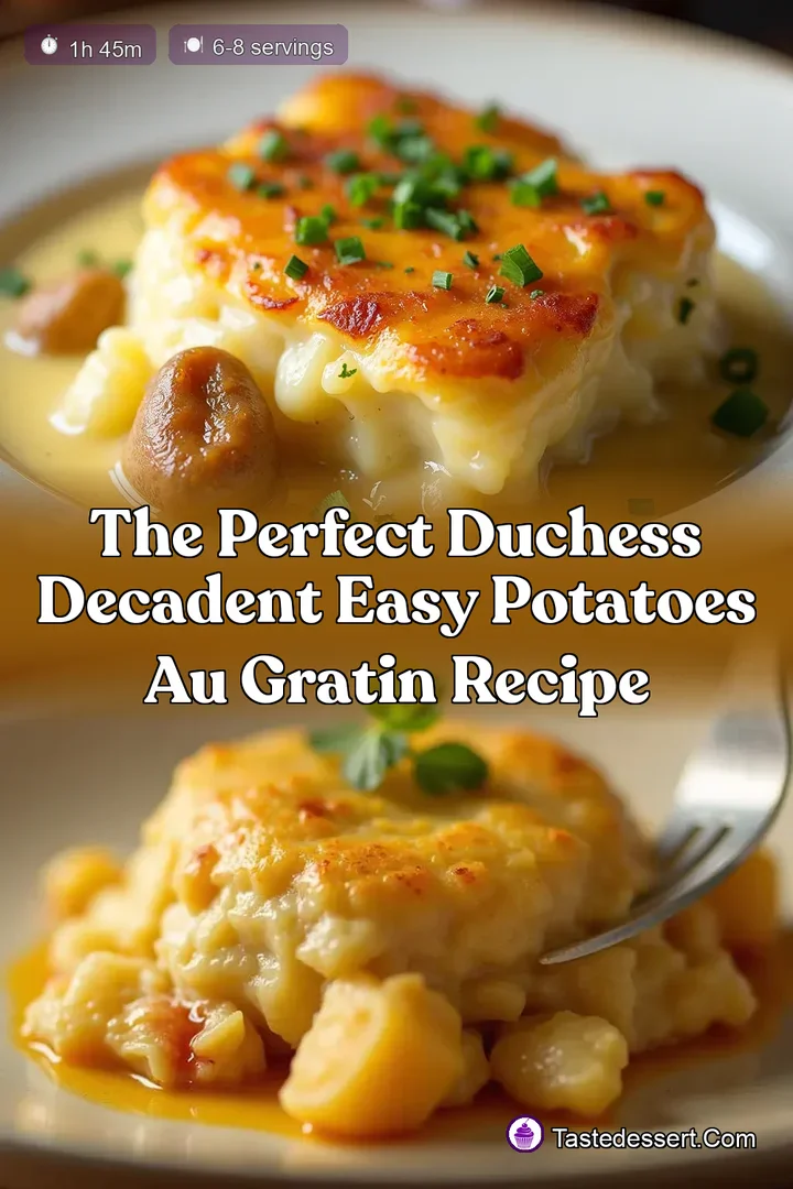 The Perfect Duchess Decadent Easy Potatoes Au Gratin Recipe