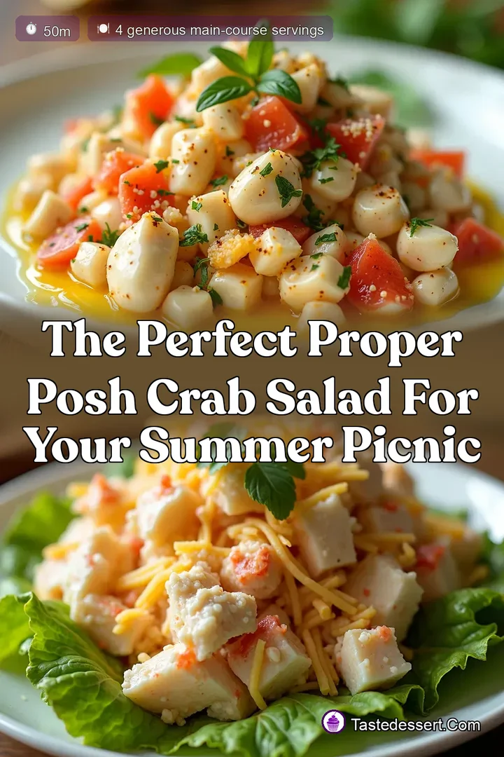 The Perfect Proper Posh Crab Salad for Your Summer Picnic