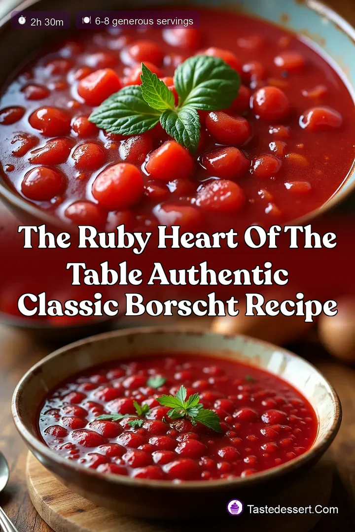 The Ruby Heart of the Table Authentic Classic Borscht Recipe