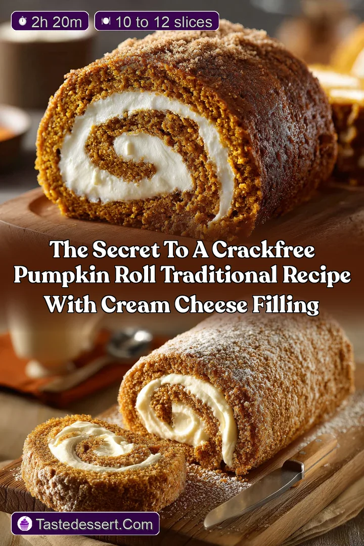 The Secret to a CrackFree Pumpkin Roll Traditional Recipe with Cream Cheese Filling
