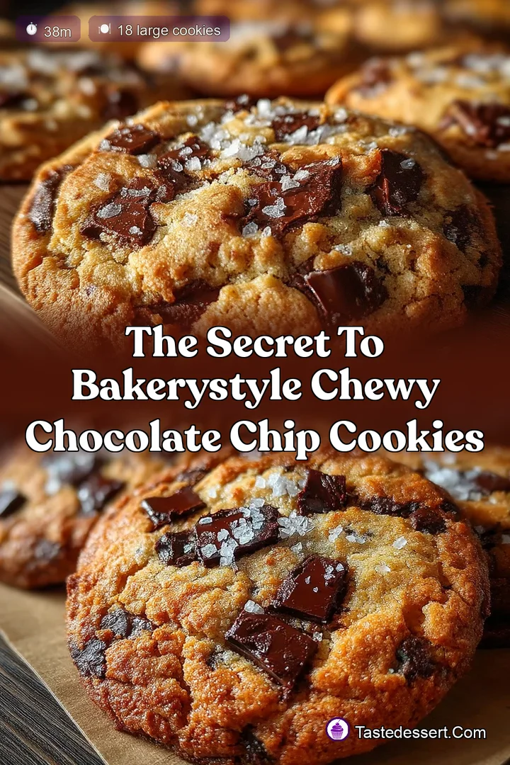 The Secret to BakeryStyle Chewy Chocolate Chip Cookies