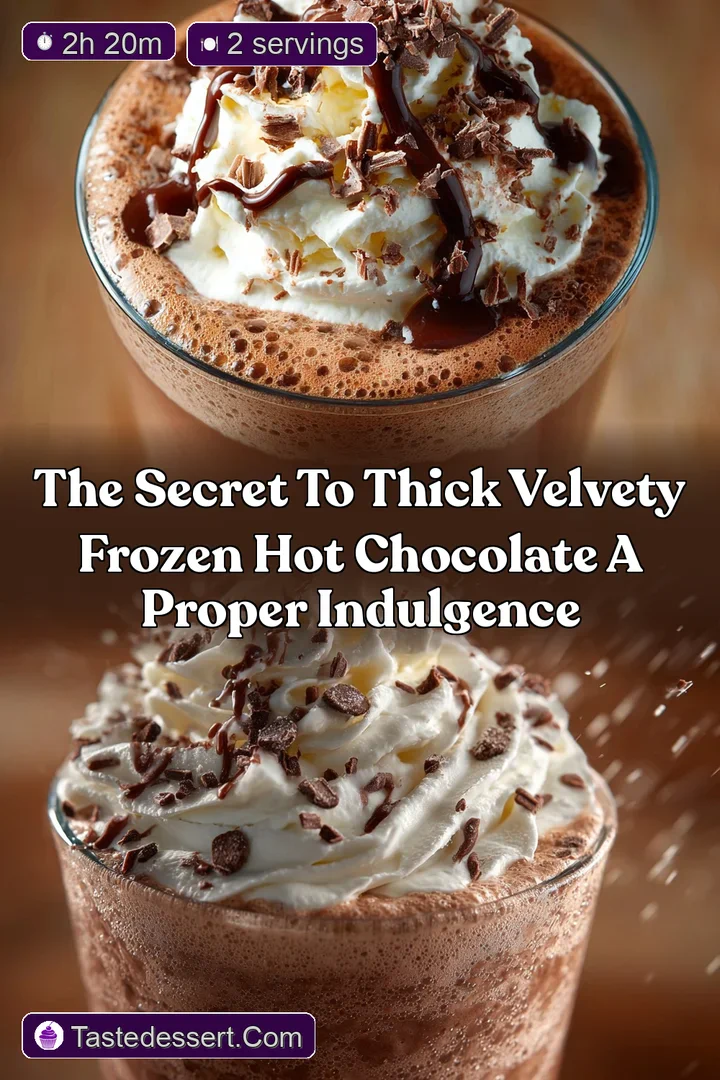 The Secret to Thick Velvety Frozen Hot Chocolate A Proper Indulgence