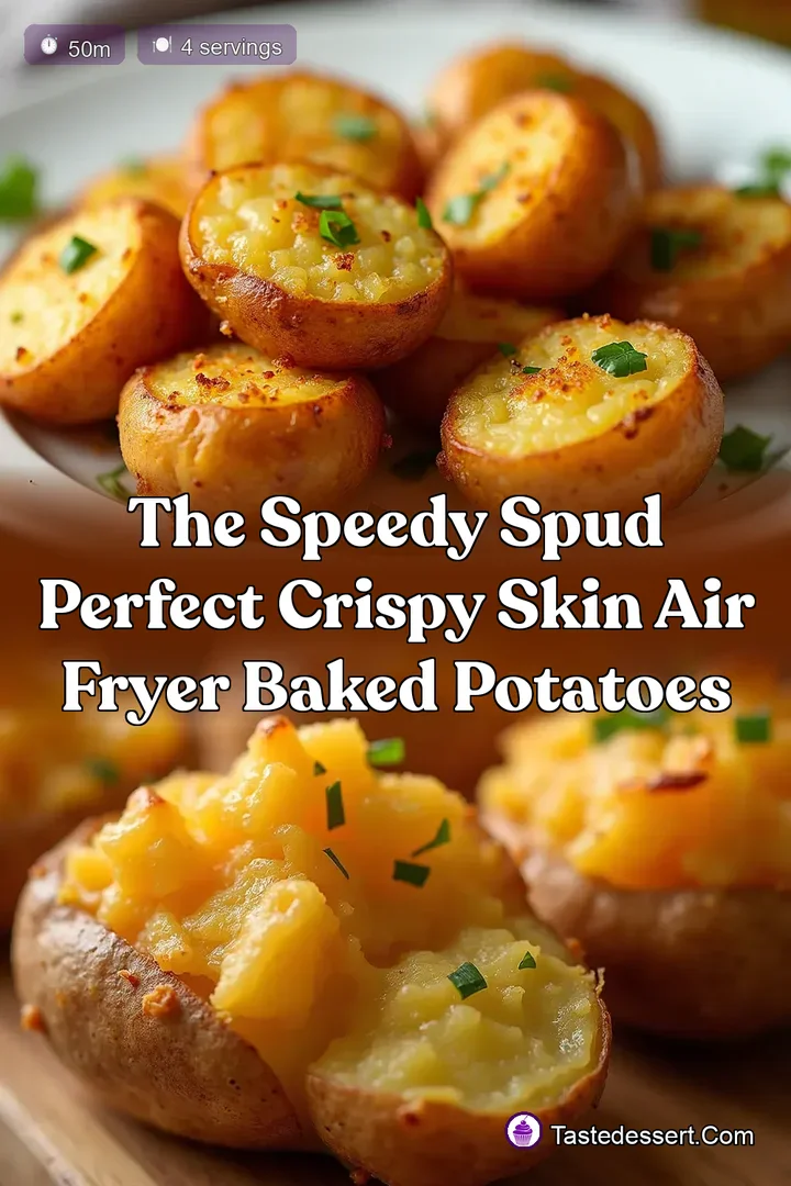 The Speedy Spud Perfect Crispy Skin Air Fryer Baked Potatoes