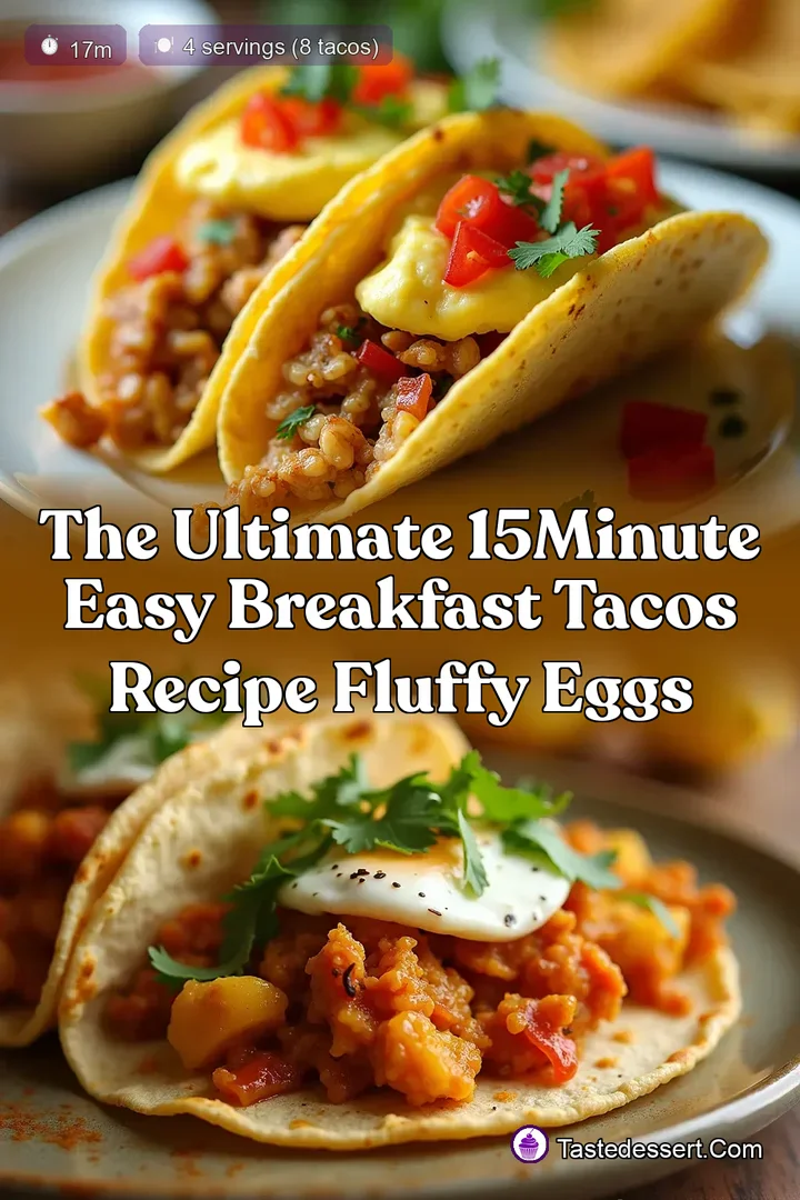 The Ultimate 15Minute Easy Breakfast Tacos Recipe Fluffy Eggs