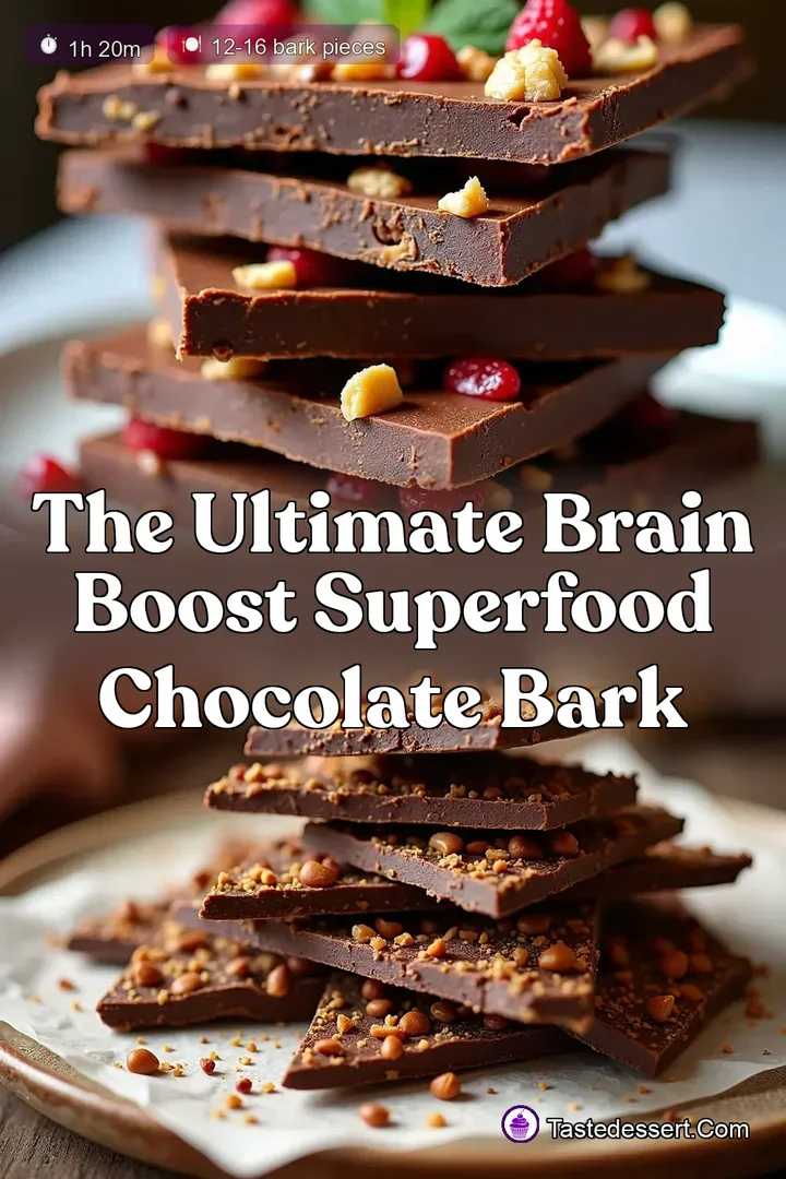 The Ultimate Brain Boost Superfood Chocolate Bark