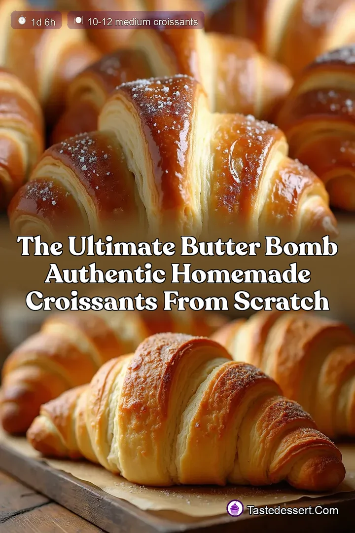The Ultimate Butter Bomb Authentic Homemade Croissants From Scratch