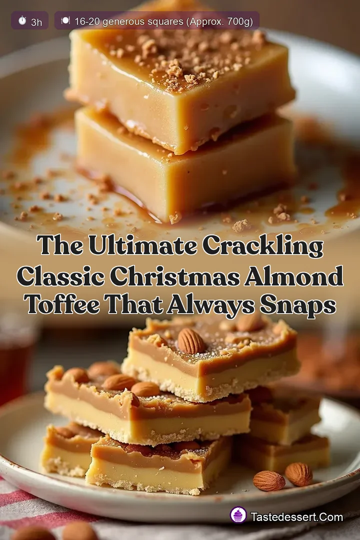 The Ultimate Crackling Classic Christmas Almond Toffee That Always Snaps