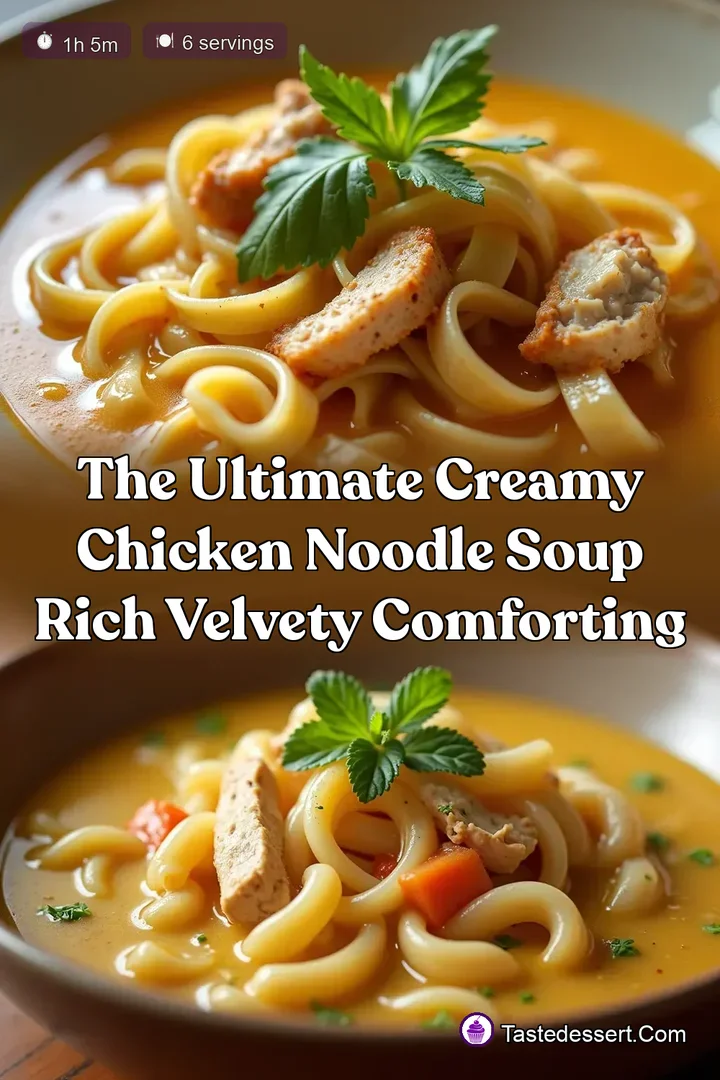 The Ultimate Creamy Chicken Noodle Soup Rich Velvety Comforting