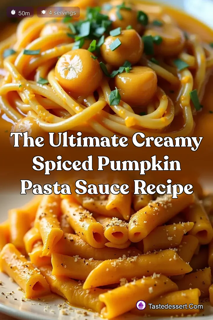 The Ultimate Creamy Spiced Pumpkin Pasta Sauce Recipe