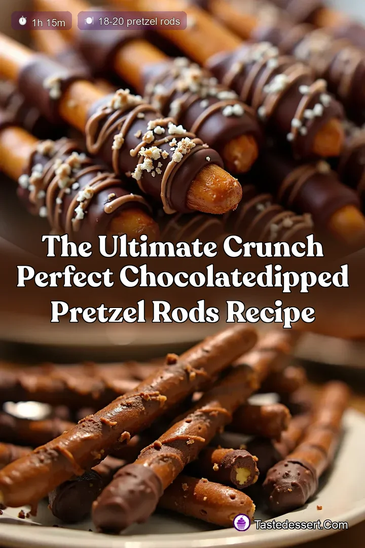 The Ultimate Crunch Perfect ChocolateDipped Pretzel Rods Recipe