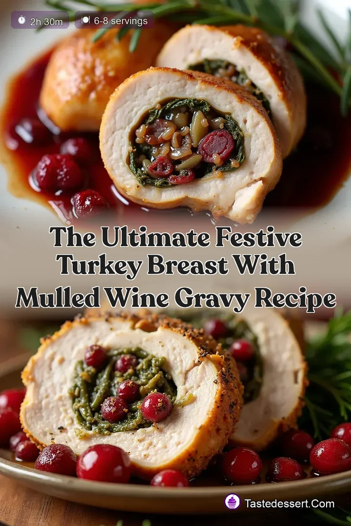 The Ultimate Festive Turkey Breast with Mulled Wine Gravy Recipe
