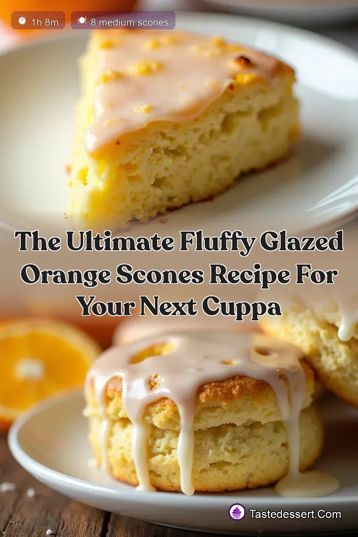 The Ultimate Fluffy Glazed Orange Scones Recipe for Your Next Cuppa