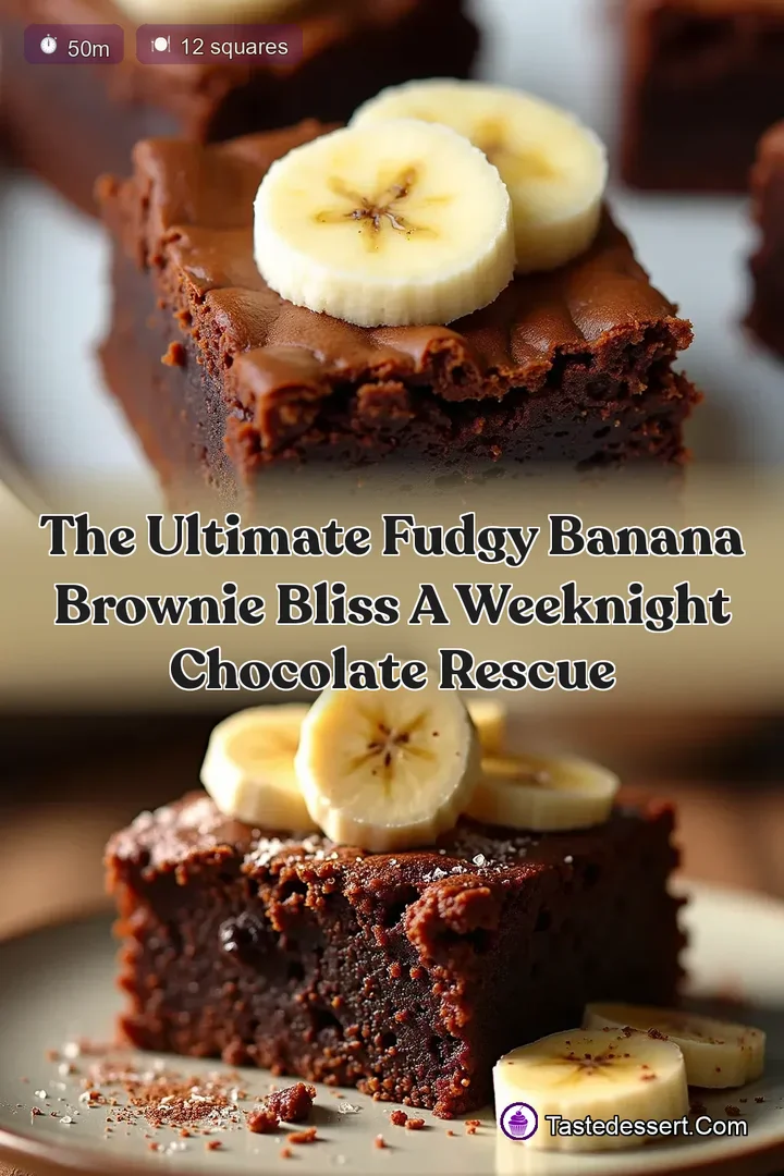 The Ultimate Fudgy Banana Brownie Bliss A Weeknight Chocolate Rescue
