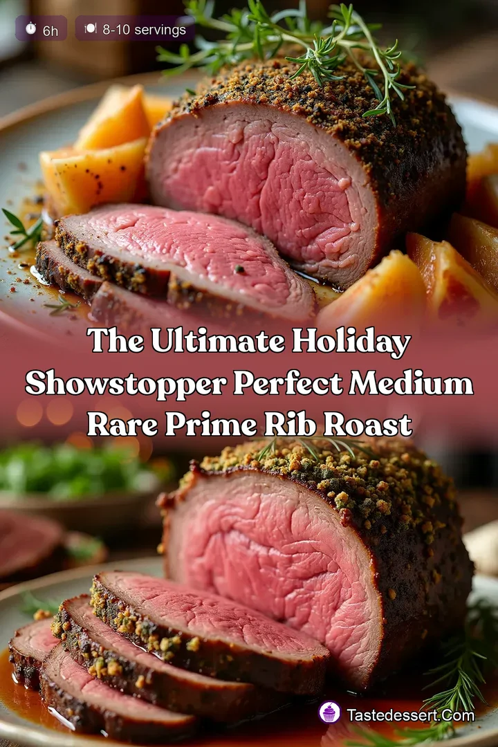 The Ultimate Holiday Showstopper Perfect Medium Rare Prime Rib Roast