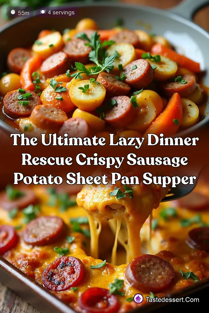 The Ultimate Lazy Dinner Rescue Crispy Sausage Potato Sheet Pan Supper