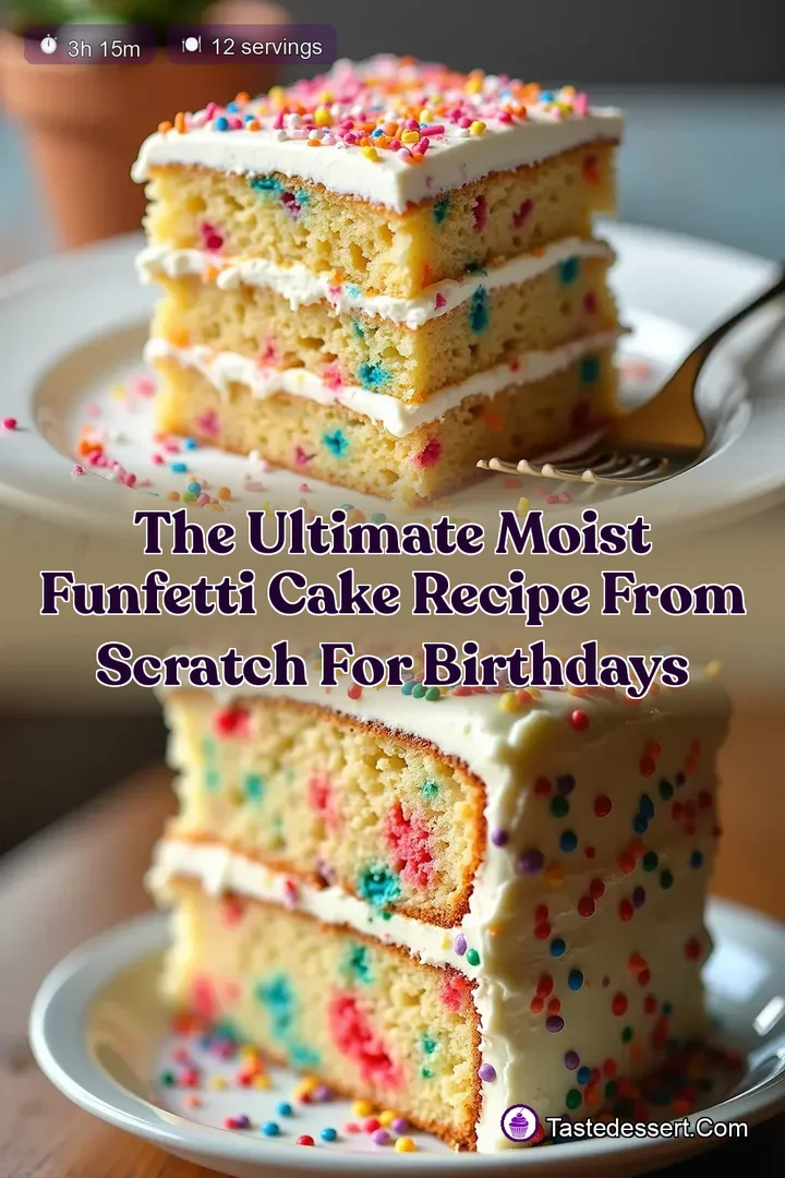 The Ultimate Moist Funfetti Cake Recipe From Scratch for Birthdays