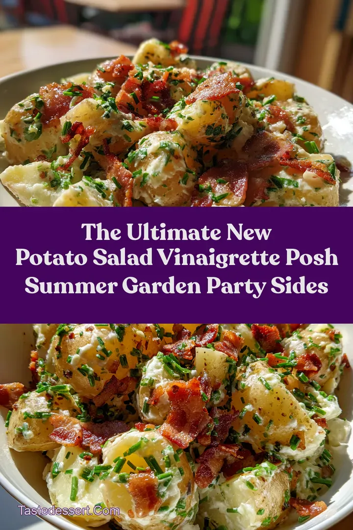 The Ultimate New Potato Salad Vinaigrette Posh Summer Garden Party Sides