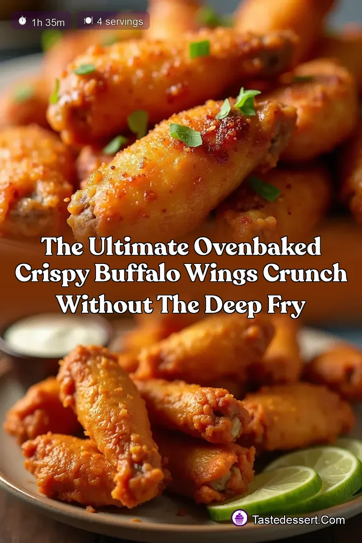The Ultimate OvenBaked Crispy Buffalo Wings Crunch Without the Deep Fry
