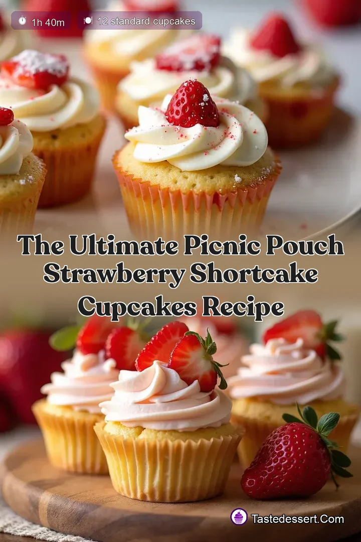 The Ultimate Picnic Pouch Strawberry Shortcake Cupcakes Recipe