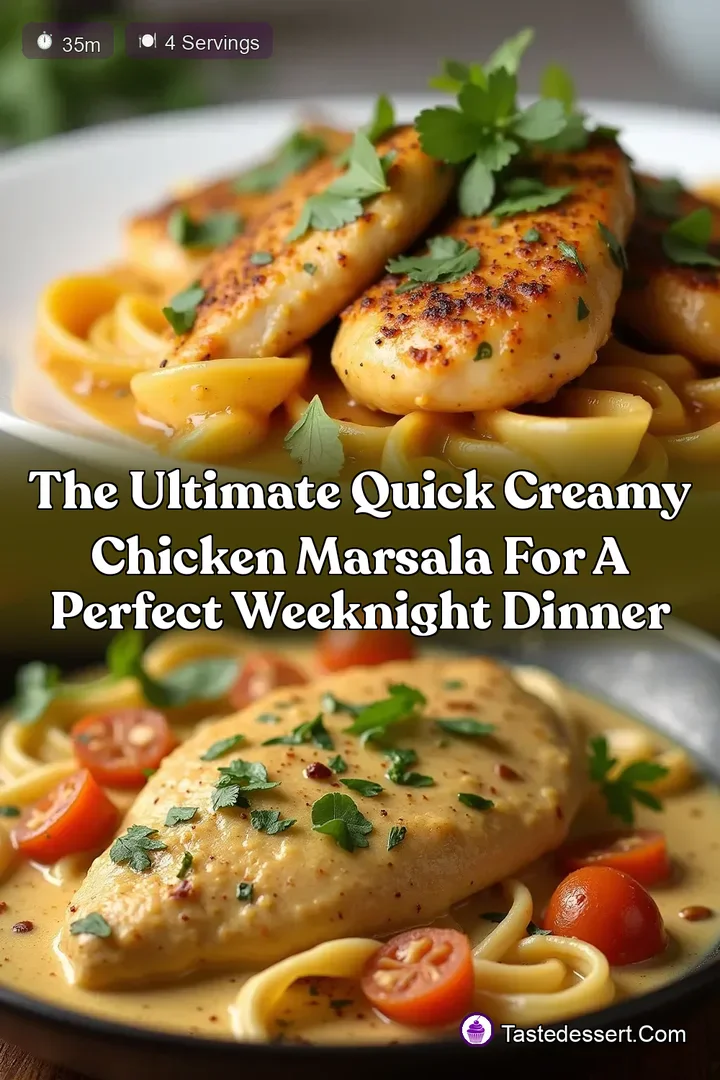 The Ultimate Quick Creamy Chicken Marsala for a Perfect Weeknight Dinner