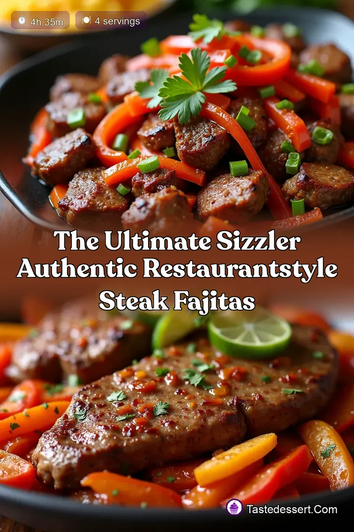 The Ultimate Sizzler Authentic RestaurantStyle Steak Fajitas