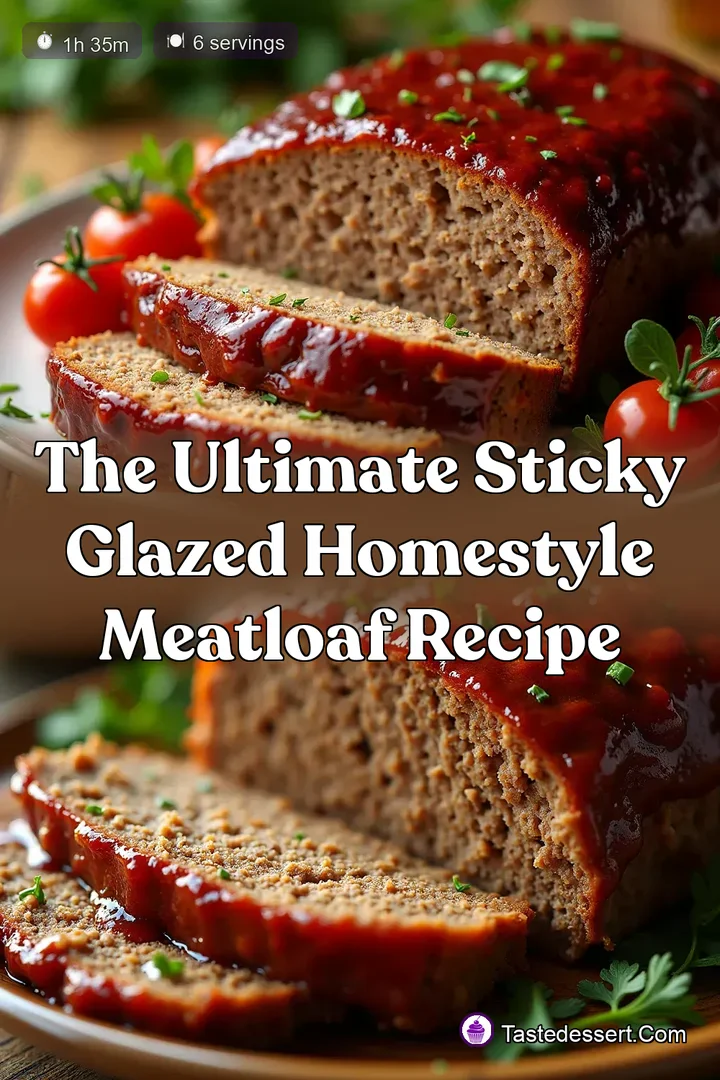 The Ultimate Sticky Glazed Homestyle Meatloaf Recipe