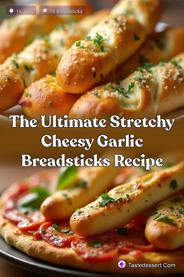 The Ultimate Stretchy Cheesy Garlic Breadsticks Recipe