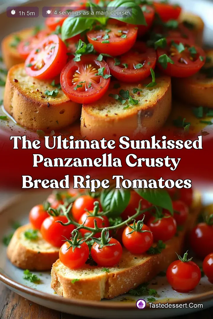 The Ultimate SunKissed Panzanella Crusty Bread Ripe Tomatoes