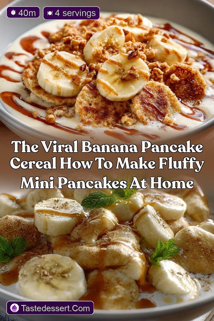 The Viral Banana Pancake Cereal How to Make Fluffy Mini Pancakes at Home