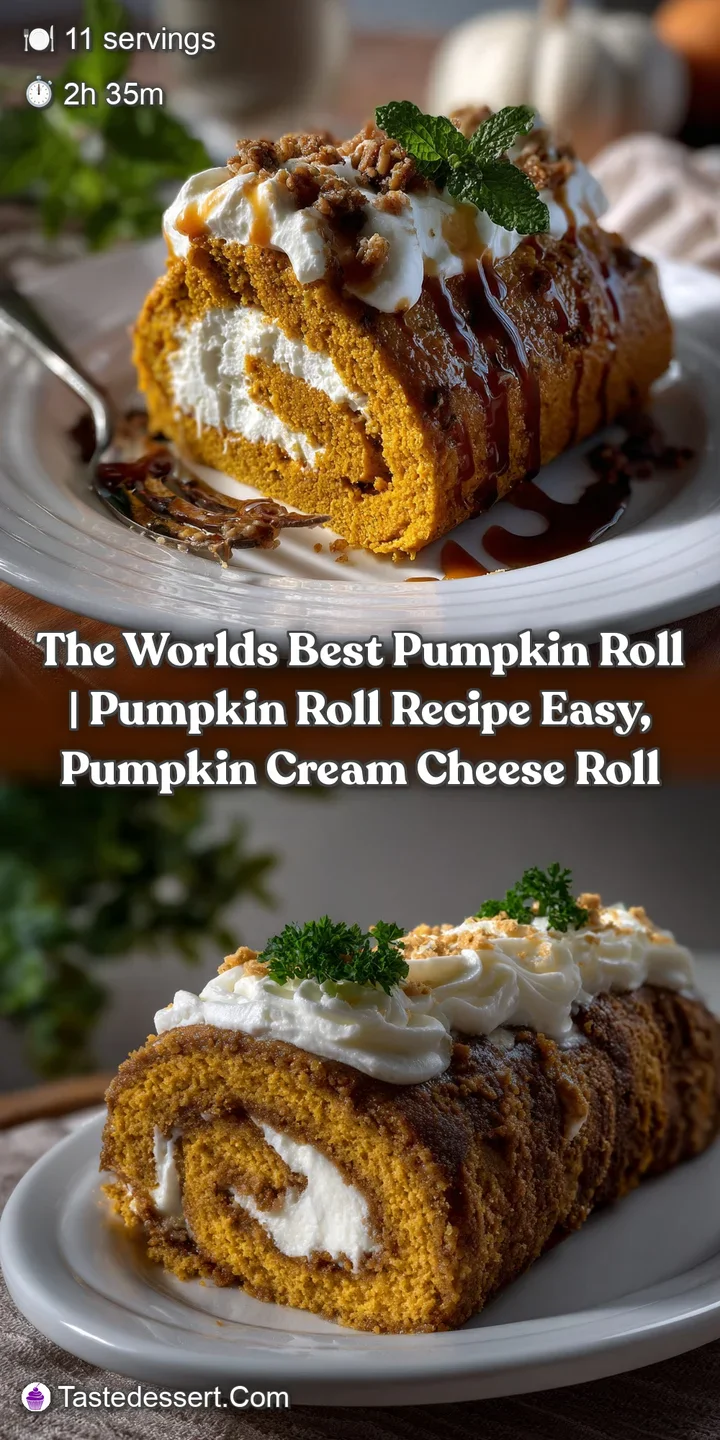 The Worlds Best Pumpkin Roll | Pumpkin Roll Recipe Easy Pumpkin Cream Cheese Roll