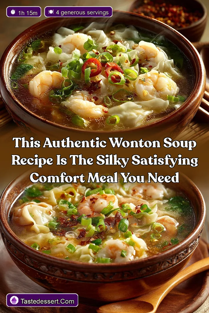 This Authentic Wonton Soup Recipe is the Silky Satisfying Comfort Meal You Need