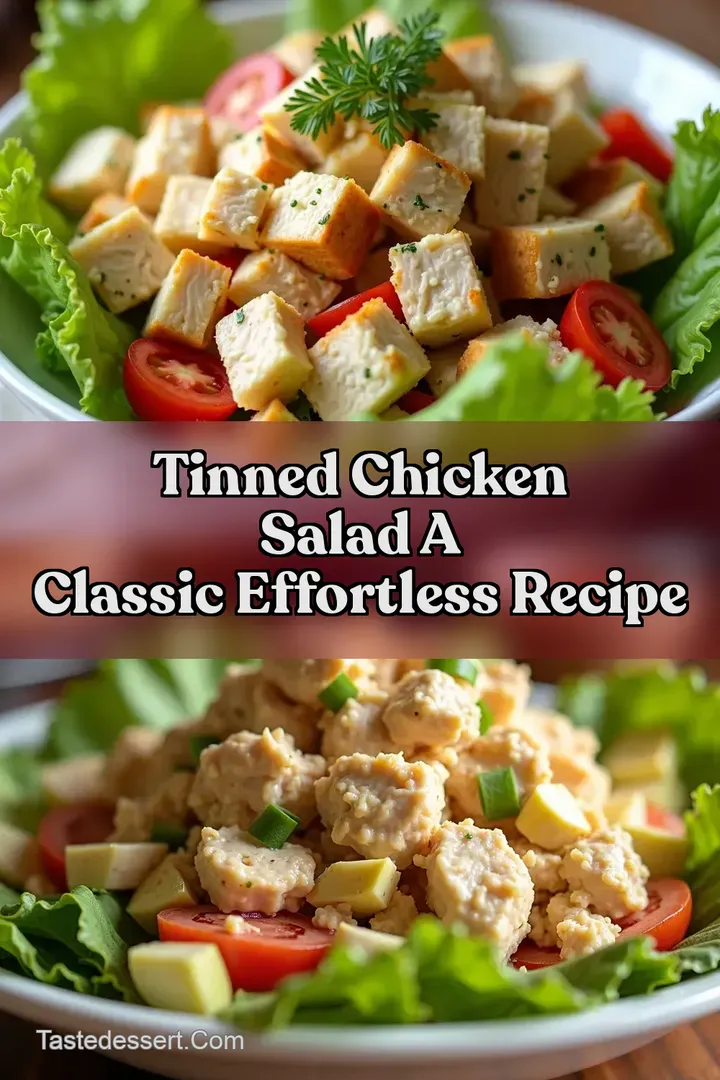 Tinned Chicken Salad A Classic Effortless Recipe