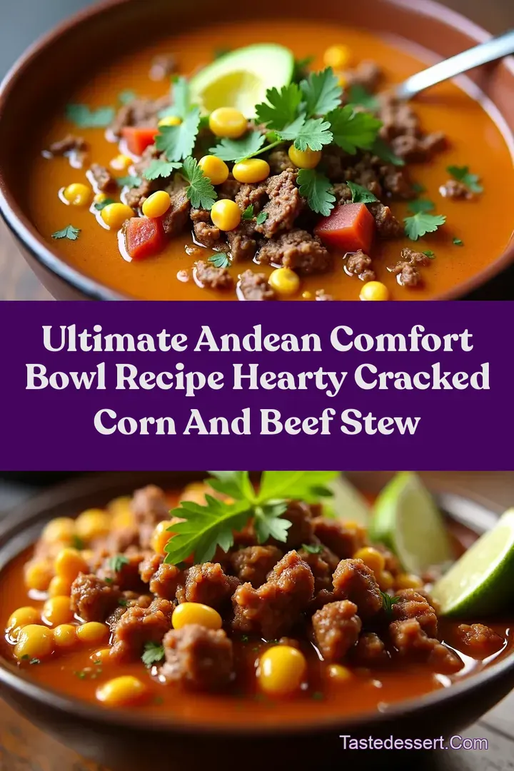 Ultimate Andean Comfort Bowl Recipe Hearty Cracked Corn and Beef Stew