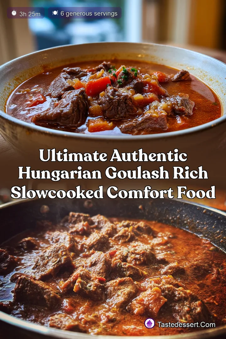 Ultimate Authentic Hungarian Goulash Rich SlowCooked Comfort Food