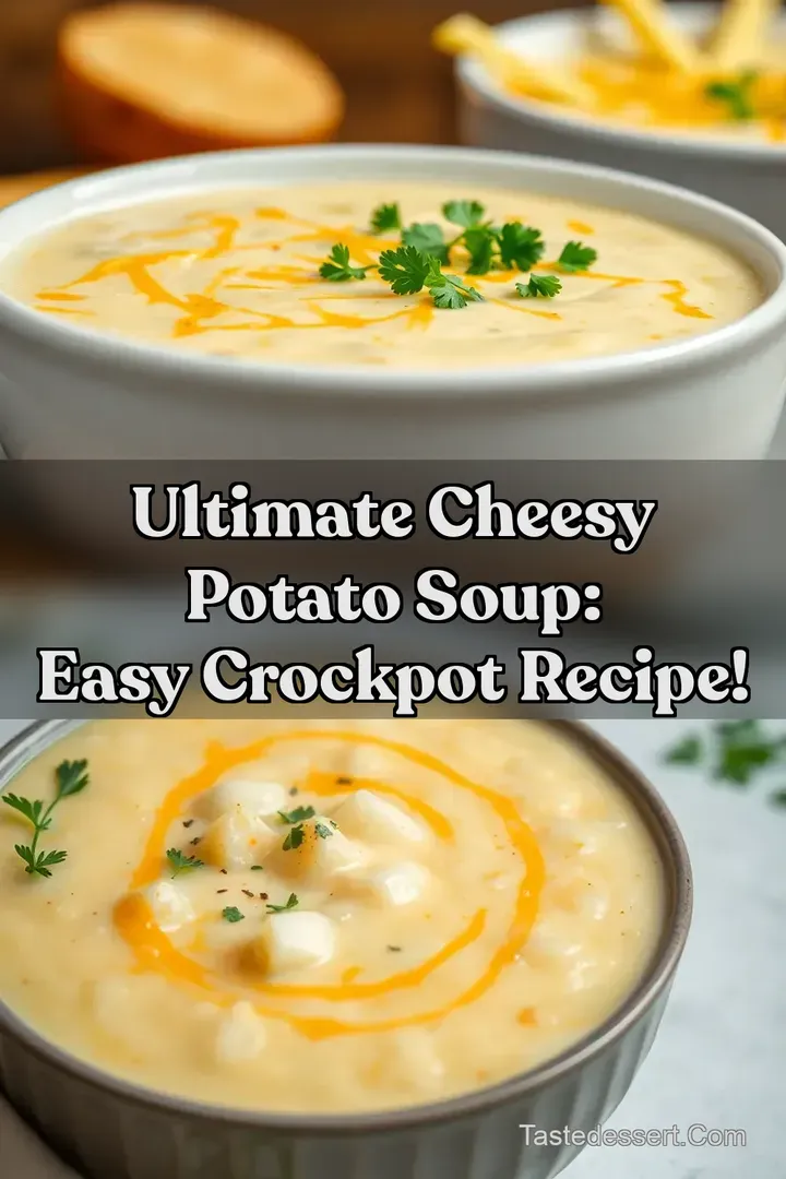 Ultimate Cheesy Potato Soup: Easy Crockpot Recipe!