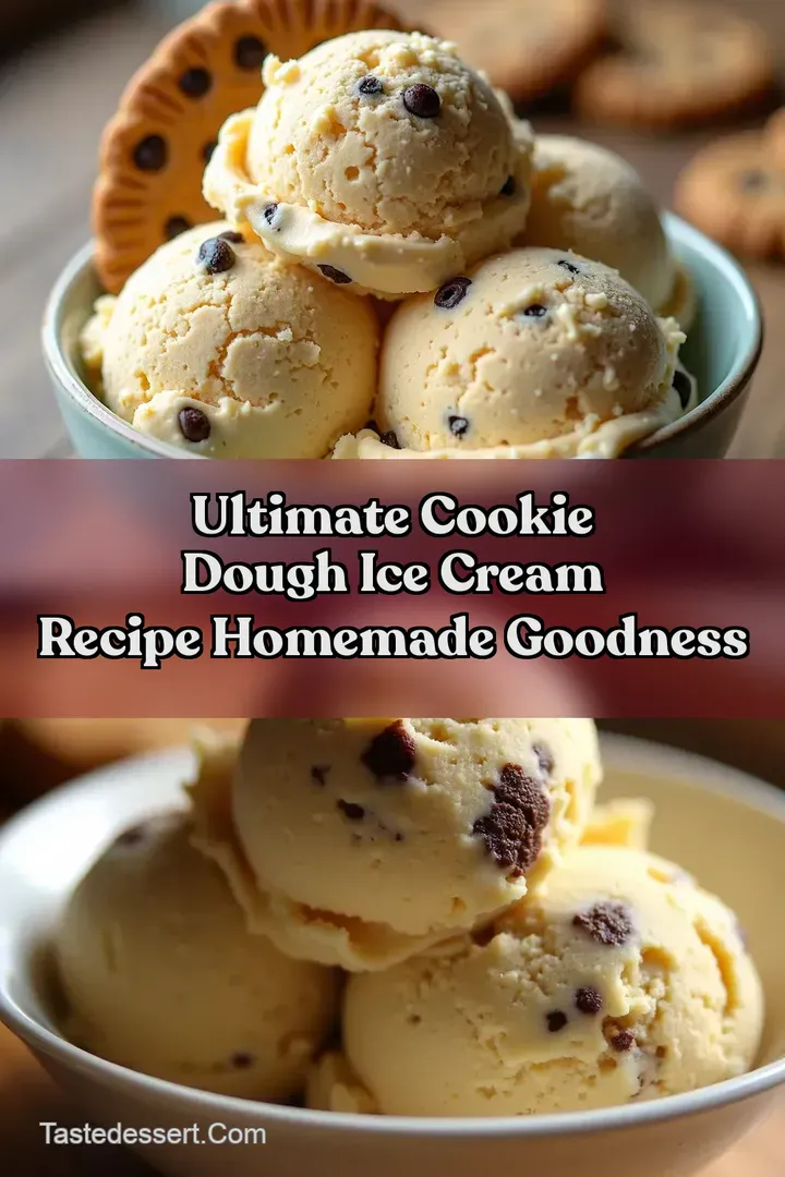 Ultimate Cookie Dough Ice Cream Recipe Homemade Goodness
